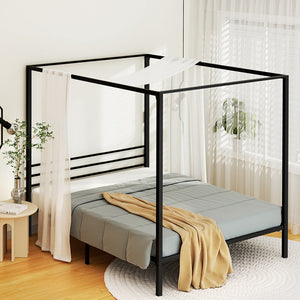 Bed Frame Queen Size Metal Frame POCHY