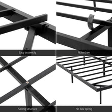 Load image into Gallery viewer, Artiss King Bed Frame,Floating Metal Bed Frame with Smart LED Lights - Sturdy Metal Platform Bed Base, Silent Design, Tool-Free Assembly, 300KG Capacity for Home/Hotel/Master Bedroom