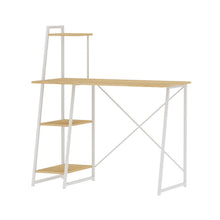 Load image into Gallery viewer, Artiss Computer Desk Bookshelf Storage Oak 100CM