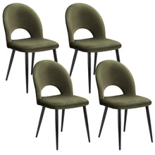 Load image into Gallery viewer, Artiss Dining Chairs Set of 4 Velvet Hollow Green