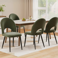 Load image into Gallery viewer, Artiss Dining Chairs Set of 4 Velvet Hollow Green