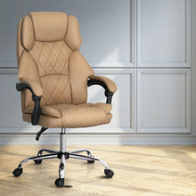 Load image into Gallery viewer, Artiss Executive Office Chair Leather Recliner Espresso