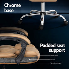 Load image into Gallery viewer, Artiss Executive Office Chair Leather Recliner Espresso