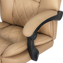 Load image into Gallery viewer, Artiss Executive Office Chair Leather Footrest Espresso