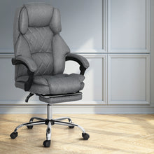 Load image into Gallery viewer, Artiss Executive Office Chair Footrest Grey