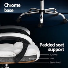 Load image into Gallery viewer, Artiss Executive Office Chair Leather Recliner White