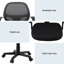 Load image into Gallery viewer, Artiss 2x Mesh Office Chair Computer Gaming Desk Chairs Work Study Mid Back Black