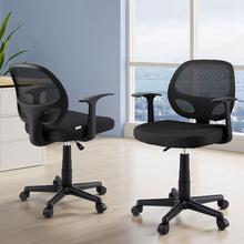 Load image into Gallery viewer, Artiss 2x Mesh Office Chair Computer Gaming Desk Chairs Work Study Mid Back Black