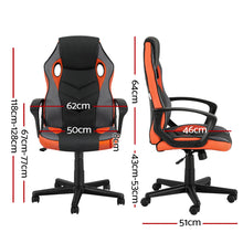 Load image into Gallery viewer, Artiss Gaming Office Chair Computer Executive Racing Chairs High Back Orange