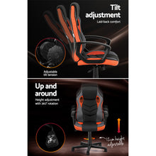 Load image into Gallery viewer, Artiss Gaming Office Chair Computer Executive Racing Chairs High Back Orange