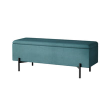 Load image into Gallery viewer, Artiss Storage Ottoman Blanket Box 140cm Velvet Green