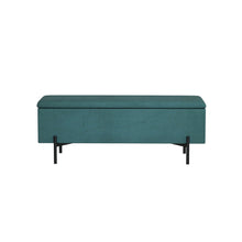 Load image into Gallery viewer, Storage Ottoman Blanket Box 140cm Velvet Green