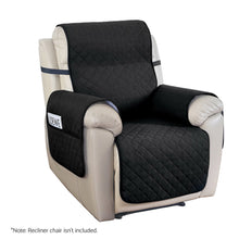 Load image into Gallery viewer, Artiss Recliner Chair Cover 100% Water Resistant Black