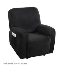 Load image into Gallery viewer, Artiss Recliner Chair Covers 1 Seater Velvet Black