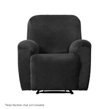 Load image into Gallery viewer, Artiss Recliner Chair Covers 1 Seater Velvet Black