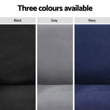 Load image into Gallery viewer, Artiss Recliner Chair Covers 1 Seater Velvet Grey