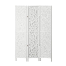 Load image into Gallery viewer, Artiss 3 Panel Room Divider Screen 122x170cm Clover White