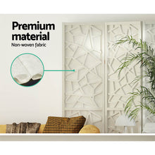 Load image into Gallery viewer, Artiss 4 Panel Room Divider Screen 162x170cm Clover White