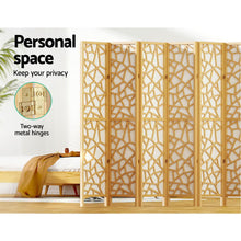 Load image into Gallery viewer, Artiss 8 Panel Room Divider Screen 325x170cm Clover Natural