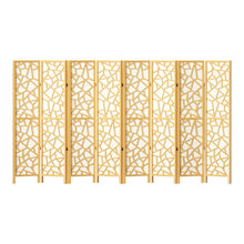 Load image into Gallery viewer, Artiss 8 Panel Room Divider Screen 325x170cm Clover Natural