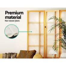 Load image into Gallery viewer, Artiss 3 Panel Room Divider Screen 132x179cm Nova Natural