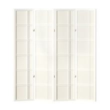 Load image into Gallery viewer, Artiss 4 Panel Room Divider Screen 176x179cm Nova White