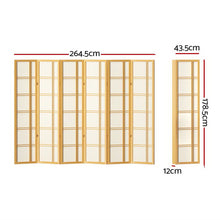 Load image into Gallery viewer, Artiss 6 Panel Room Divider Screen 265x179cm Nova Natural