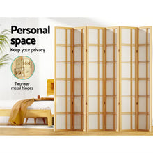 Load image into Gallery viewer, Artiss 6 Panel Room Divider Screen 265x179cm Nova Natural
