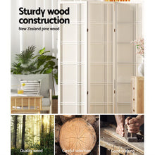 Load image into Gallery viewer, Artiss 6 Panel Room Divider Screen 265x179cm Nova White