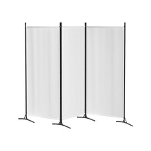Load image into Gallery viewer, Artiss 3 Panel Room Divider Screen 260x180cm Fabric White
