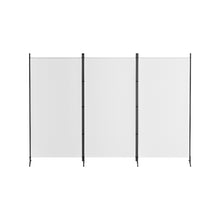 Load image into Gallery viewer, Artiss 3 Panel Room Divider Screen 260x180cm Fabric White