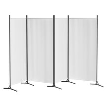 Load image into Gallery viewer, Artiss 4 Panel Room Divider Screen 345x180cm Fabric White