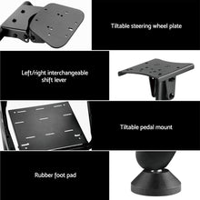 Load image into Gallery viewer, Artiss Racing Simulator Cockpit Steering Wheel Gaming Chair Blue