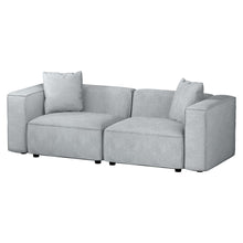 Load image into Gallery viewer, Artiss Modular Sofa Chaise Set 2-Seater Grey