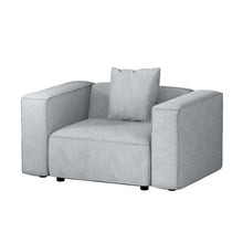 Load image into Gallery viewer, Artiss Modular Sofa Chaise Set 1-Seater Grey