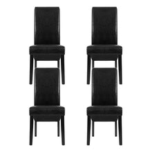 Load image into Gallery viewer, Artiss Dining Chairs Set of 2 Leather Parsons Chair Black