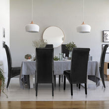 Load image into Gallery viewer, Artiss Dining Chairs Set of 2 Leather Parsons Chair Black