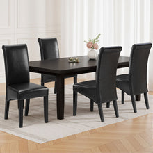 Load image into Gallery viewer, Artiss Dining Chairs Set of 2 Leather Parsons Chair Black