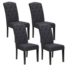 Load image into Gallery viewer, Artiss Dining Chairs Set of 4 Linen Parsons Chair Dark Grey