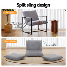 Load image into Gallery viewer, Artiss Armchair Lounge Chair Sling Grey