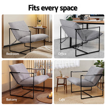 Load image into Gallery viewer, Artiss Armchair Lounge Chair Sling Grey