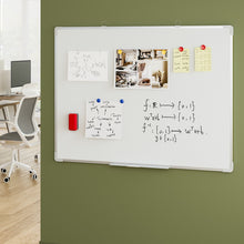 Load image into Gallery viewer, Magnetic Whiteboard 90x120cm Erase Board Marker Eraser Tray Home Office School