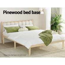 Load image into Gallery viewer, Bed Frame Double Size Wooden Base Mattress Platform Timber Pine BRUNO