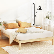 Load image into Gallery viewer, Bed Frame Double Size Wooden Base Mattress Platform Timber Pine BRUNO