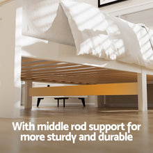 Load image into Gallery viewer, Artiss Bed Frame King Single Size Wooden with 2 Storage Drawers White