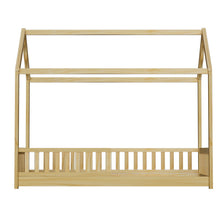 Load image into Gallery viewer, Wooden Bed Frame Single Size House Frame Pine Timber Base Platform Oak