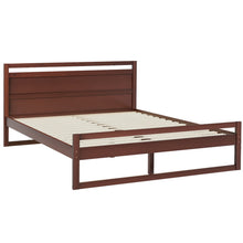 Load image into Gallery viewer, Artiss Bed Frame Queen Size Wooden Walnut WITTON