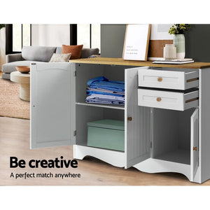 Artiss Buffet Sideboard Storage Cabinet Kitchen Cupboard Drawer Table Hallway Dining Kings Warehouse 