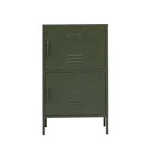 Load image into Gallery viewer, KW Double Storage Cabinet Shelf Organizer Bedroom Green Kings Warehouse 