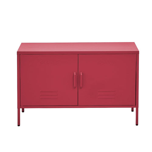 ParisBuffet Sideboard Locker Metal Storage Cabinet - BASE Pink living room Kings Warehouse 